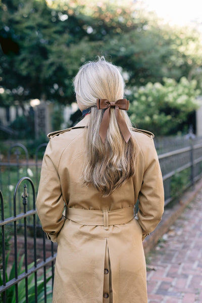 Matte Satin Hair Barrette | Stella Bow