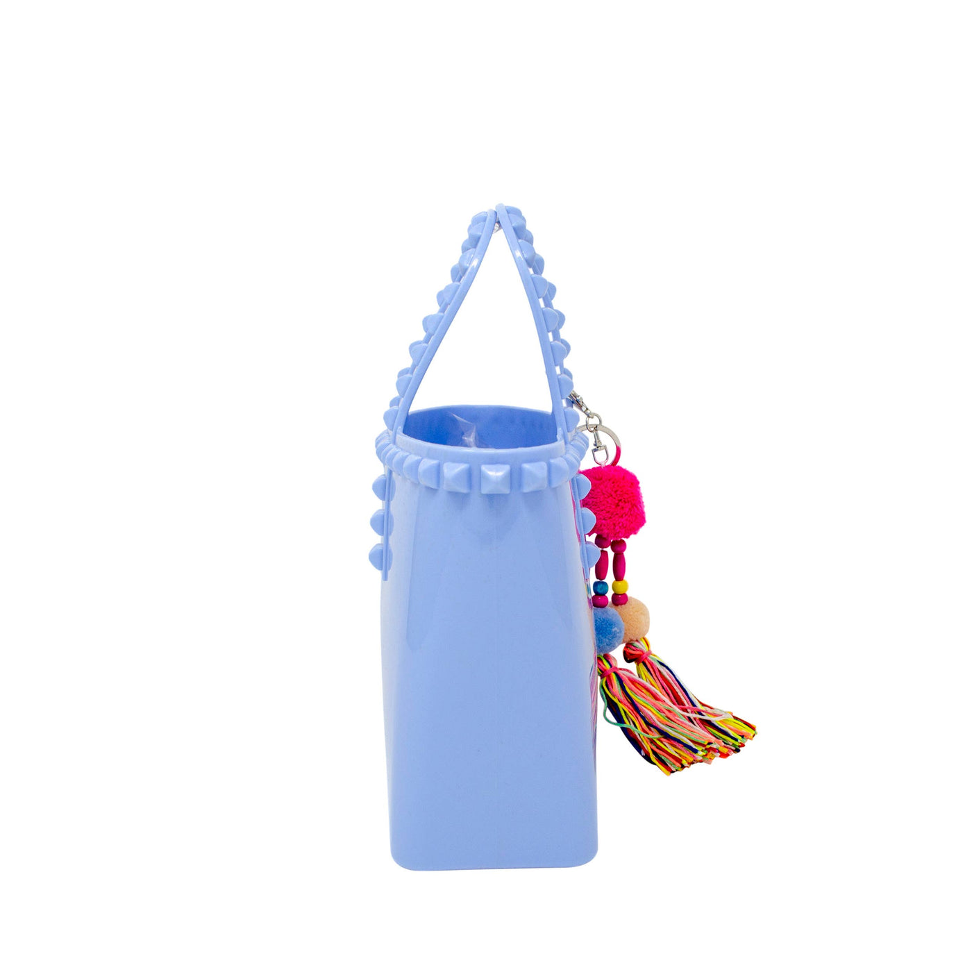 Tiny Jelly Tote Bag: Baby Blue