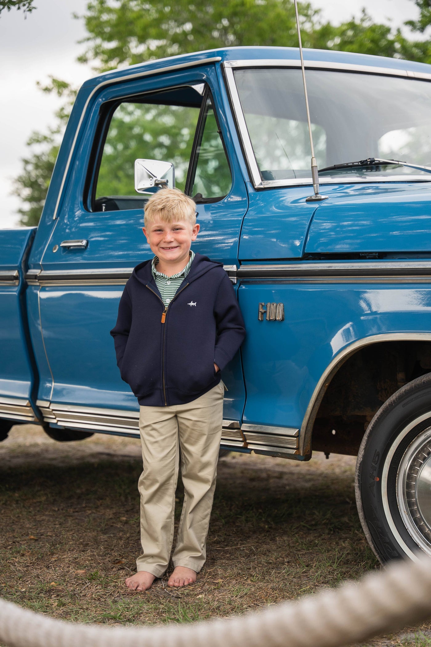 Hampton Full Zip Hoodie | Navy