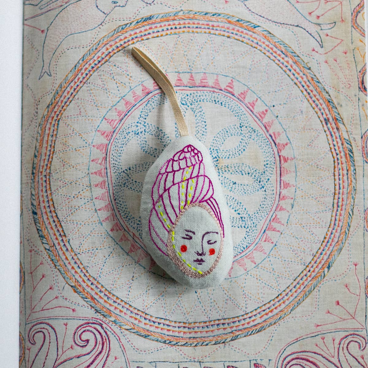 Shell Lady Lavender Filled Ornament