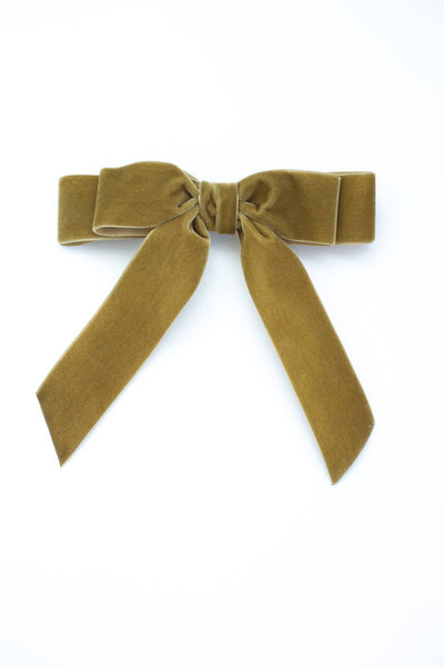 Velvet Hair Barrette | Judy Bow - Short Length