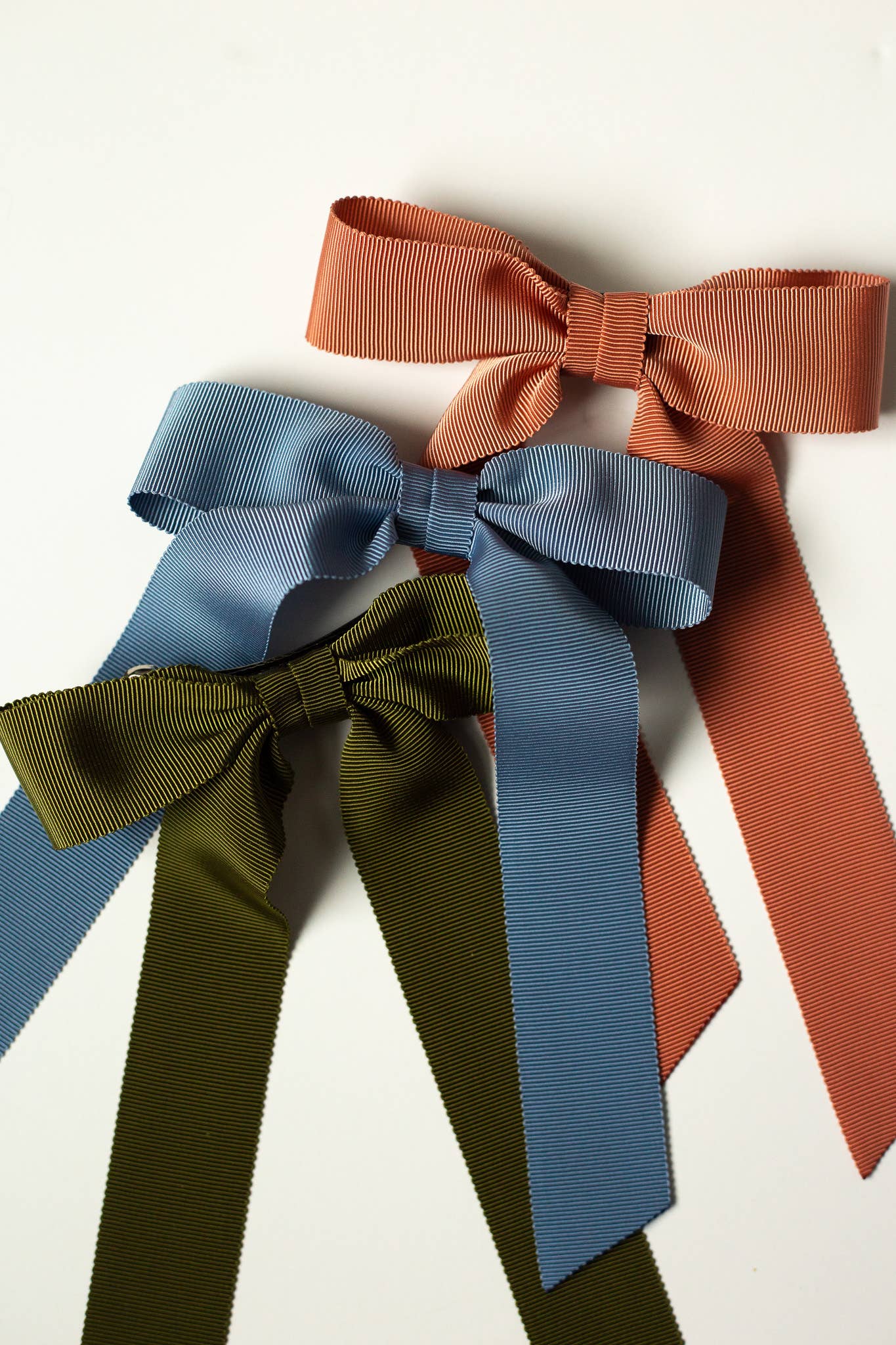 Medium Petersham Grosgrain Hair Barrette | Florence Bow