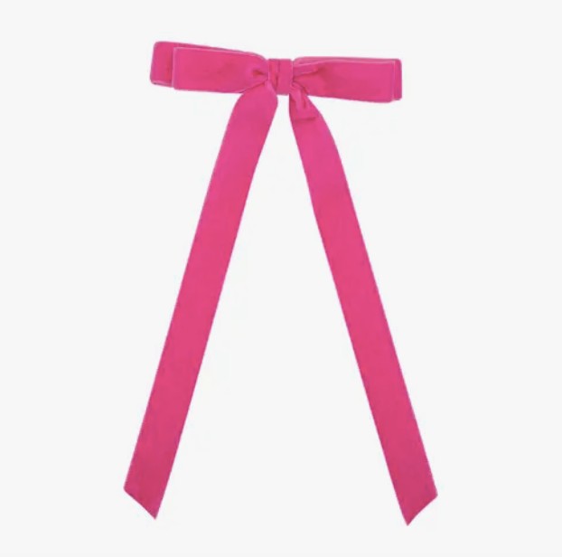 Long Velvet Hair Barrette | Alice Bow - Long Length