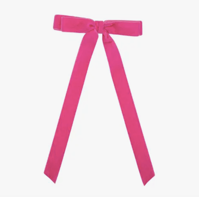 Long Velvet Hair Barrette | Alice Bow - Long Length