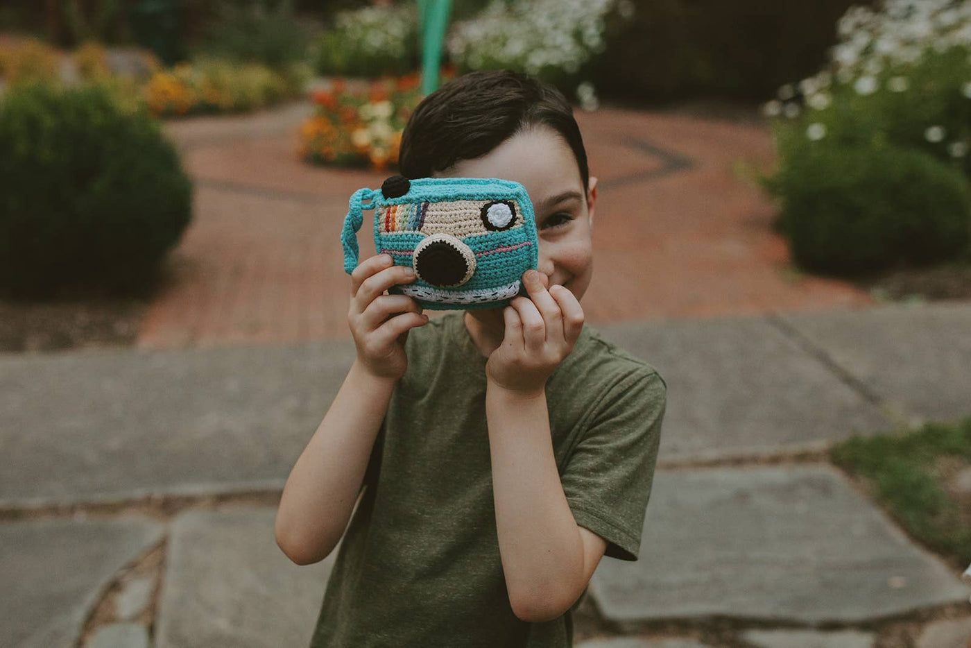 Polaroid Camera Plush Toy in Organic Cotton