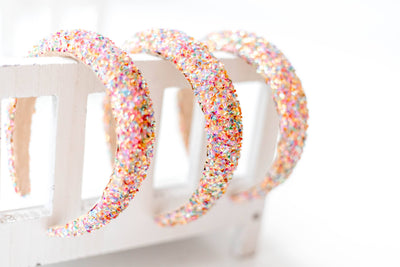 Beaded Headband | Pretty in Pink