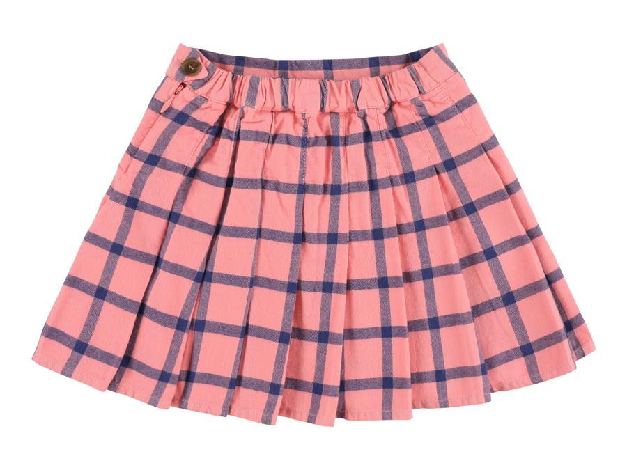 Taven Pleated Short Skirt