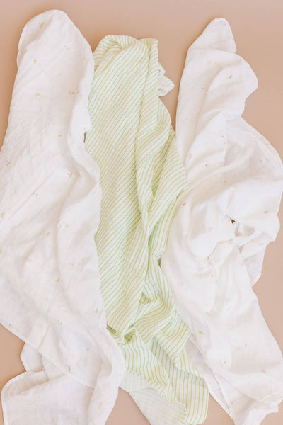 Golf Sport Organic Cotton Muslin Baby Swaddle Blanket