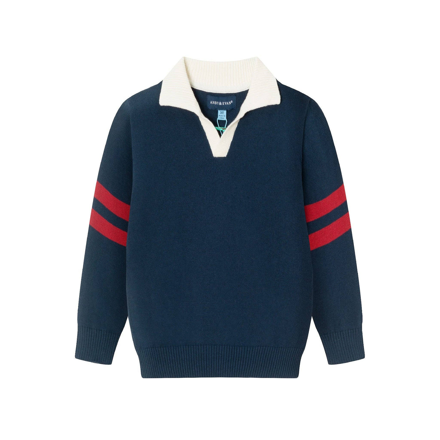 Collared Sweater | Navy