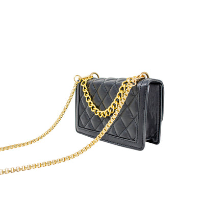 Classic Quilted Large Flap Handbag