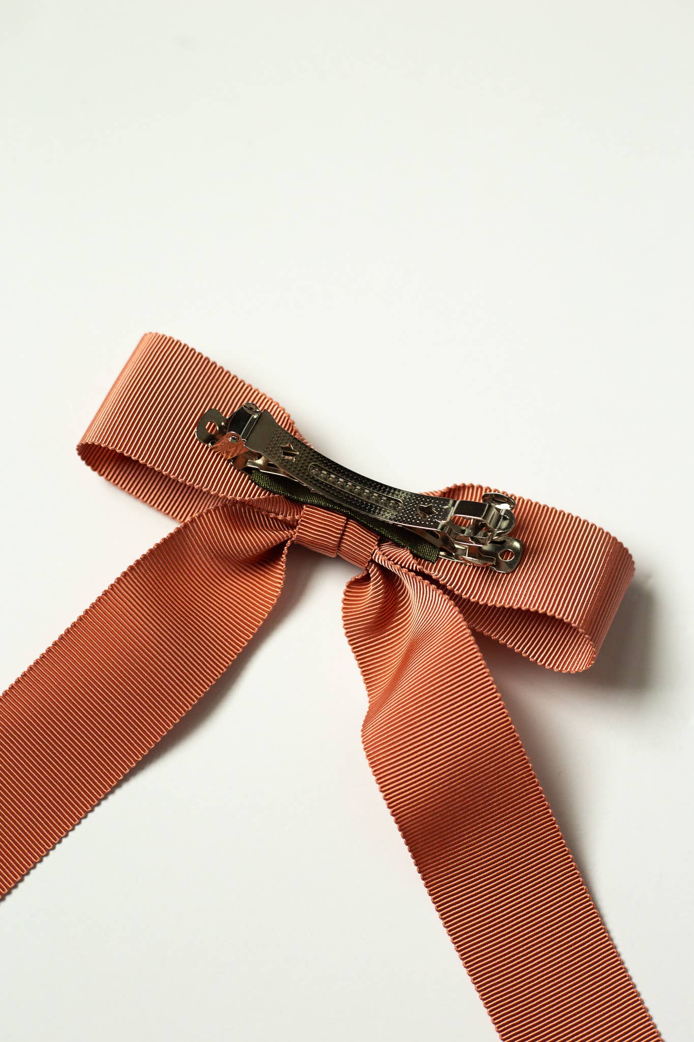 Medium Petersham Grosgrain Hair Barrette | Florence Bow