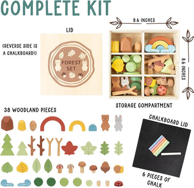 Wooden Forest Toy Set