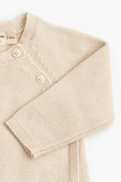 Cream Knit Baby Set