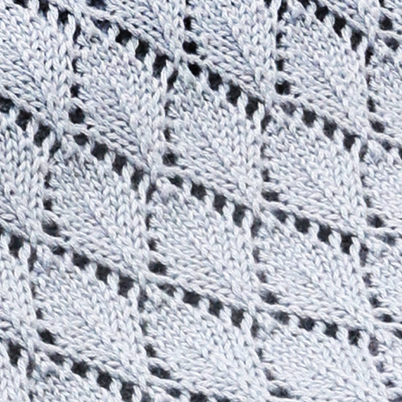 Cotton Pointal Diamond Baby Blanket | Blue