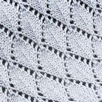 Cotton Pointal Diamond Baby Blanket | Blue