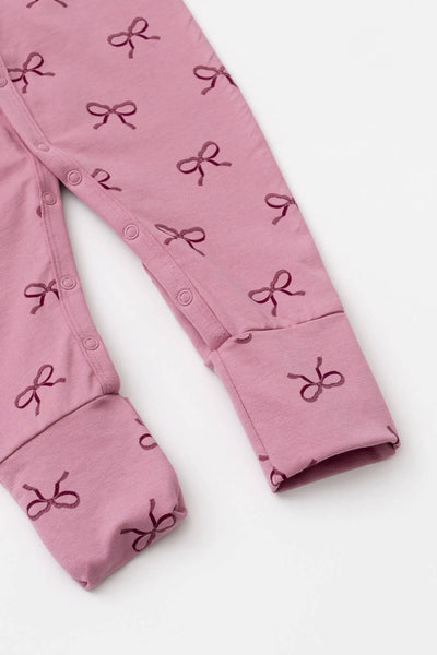 Pink Ribbons Baby Onesie