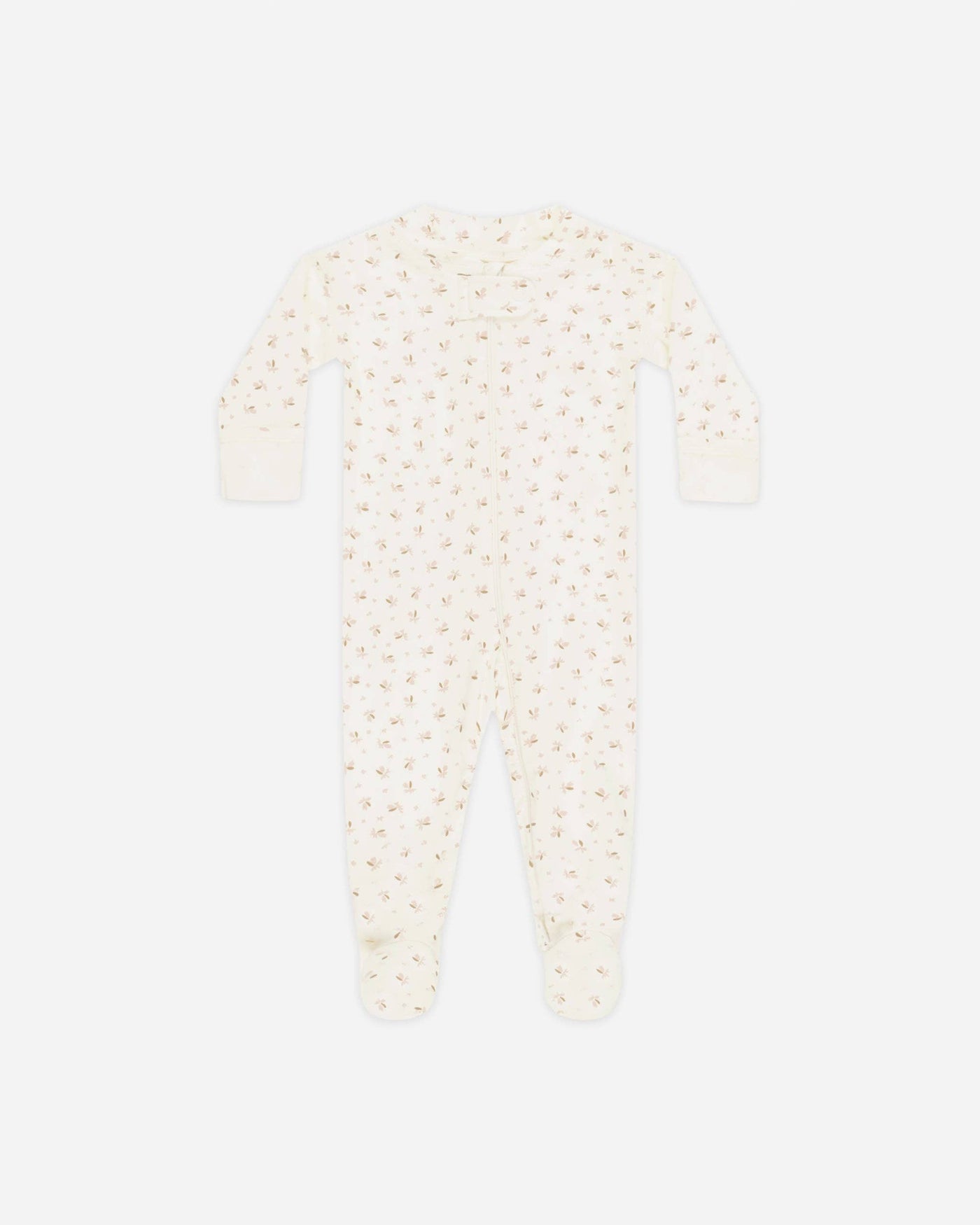 Zip Longsleeve Sleeper Footie || Fleur