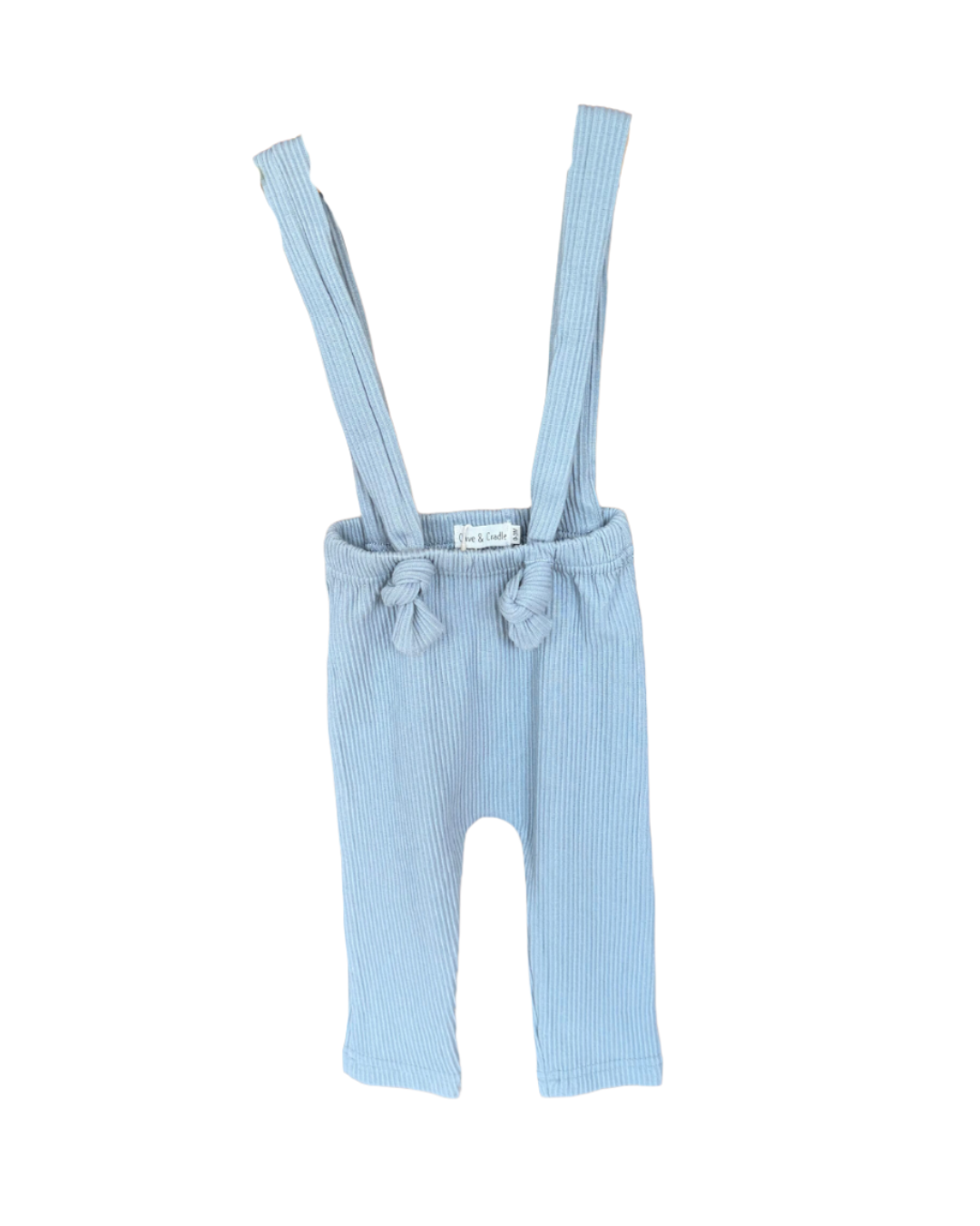 Knotted Suspender Pants | Blue