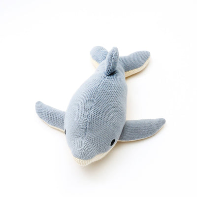 Handmade Cotton Knitted Blue Sophia the Dolphin