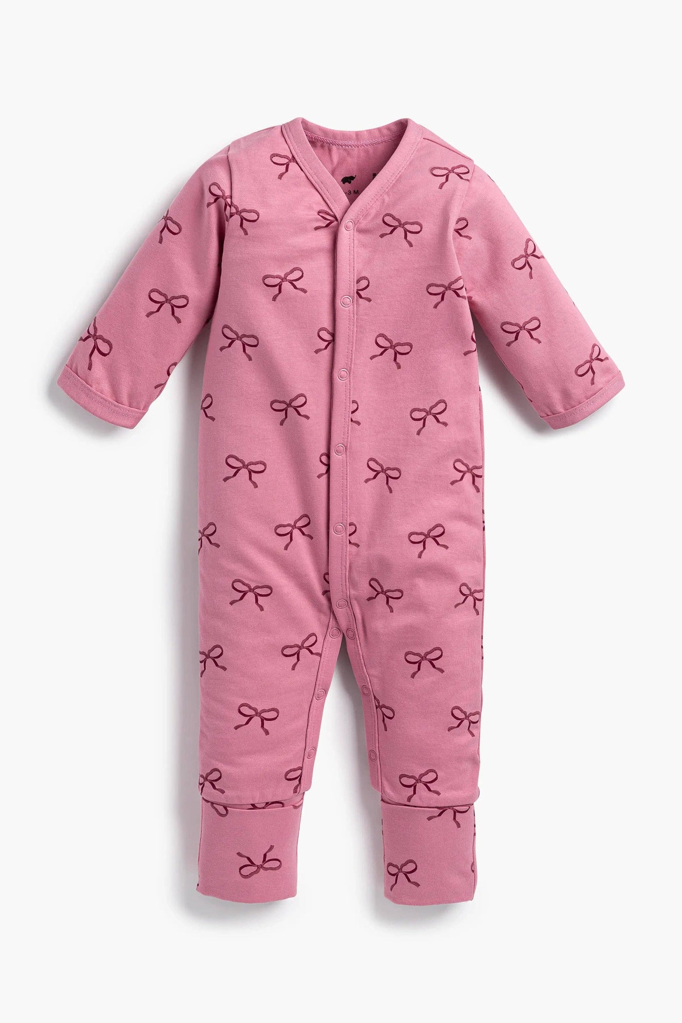 Pink Ribbons Baby Onesie