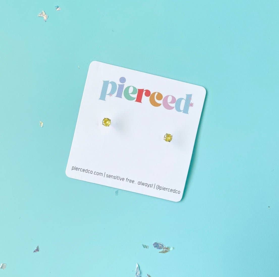 November Birthstone (Topaz) Earrings