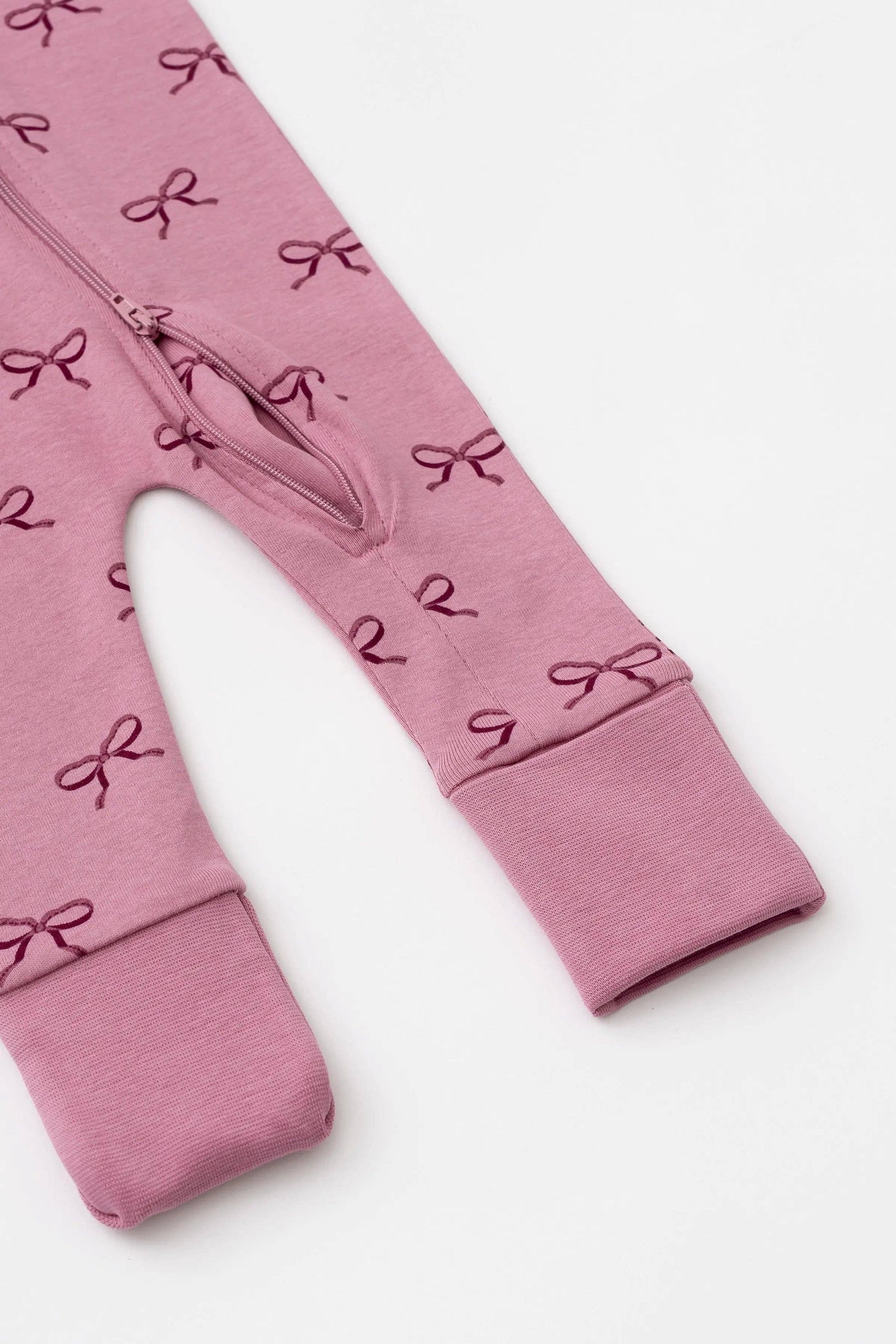 Pink Ribbons Baby Pajamas