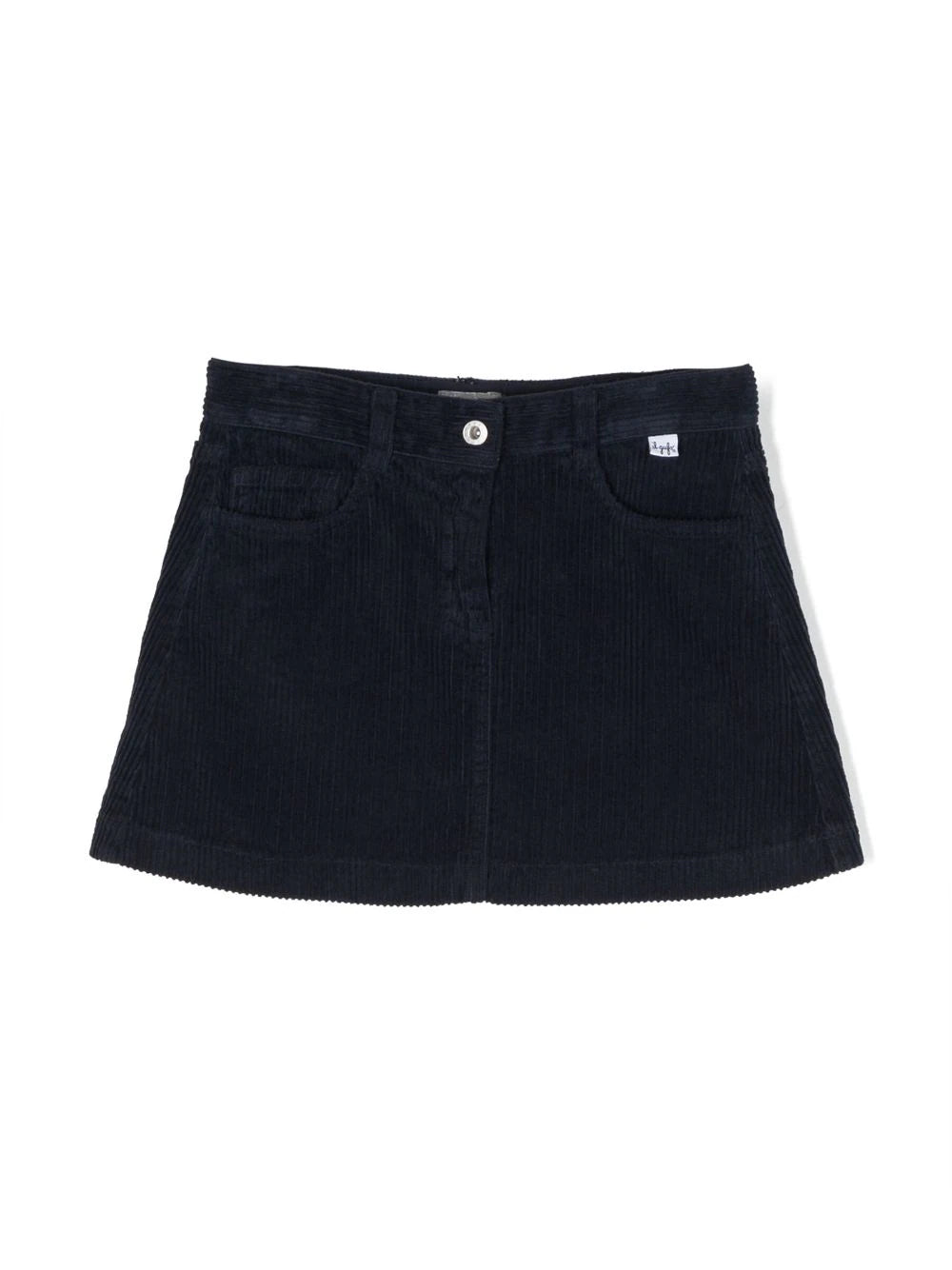 Navy Corduroy 5 Pocket Skirt