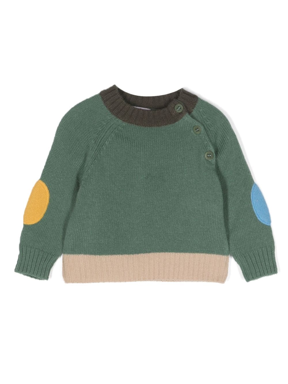 Green 3 Button Sweater