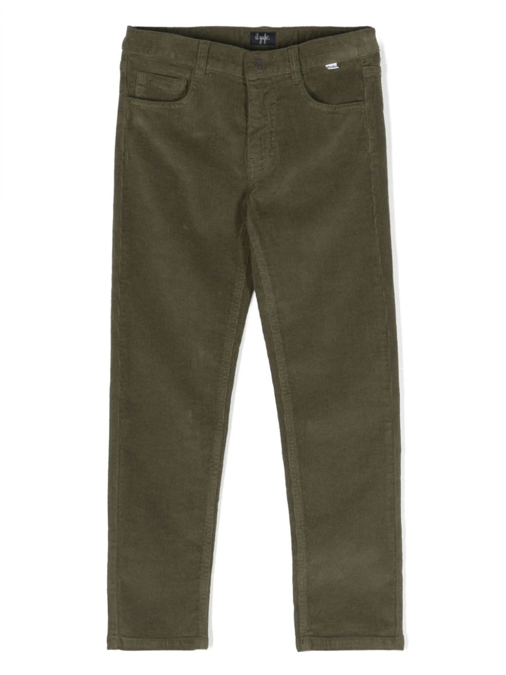 5 Pocket Corduroy Trousers In Khaki Green
