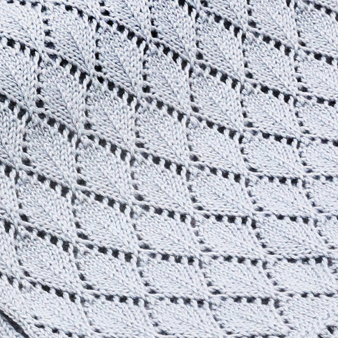 Cotton Pointal Diamond Baby Blanket | Blue