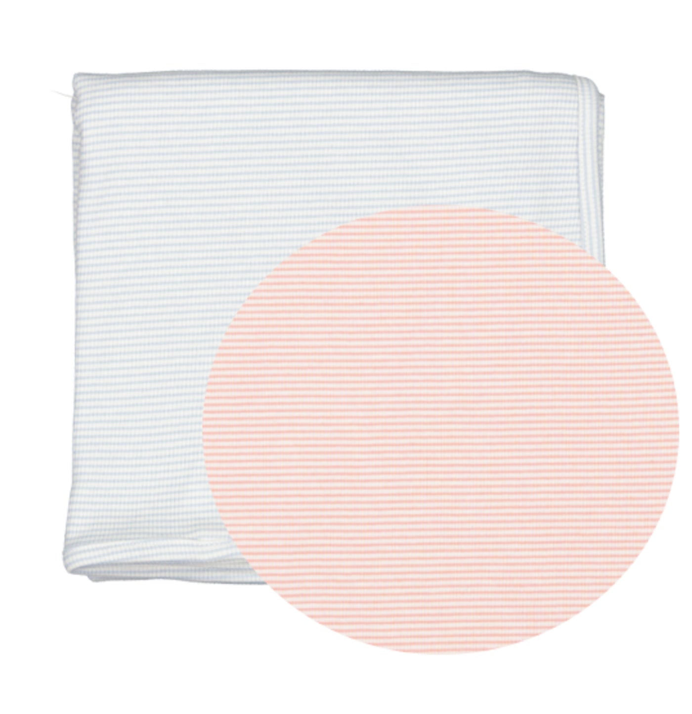 Alida Modal Fine Rib Blanket | Evening Sun Stripe