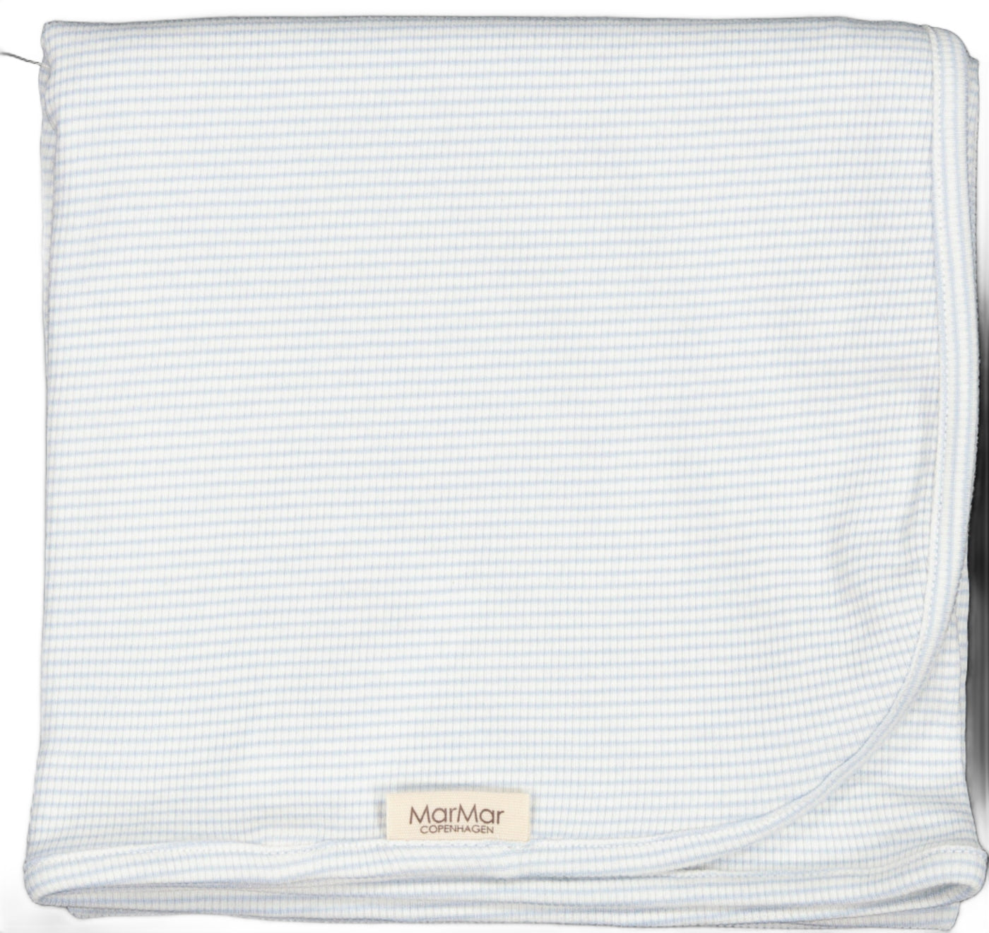 Alida Modal Fine Rib Blanket | Fresh Air Stripe