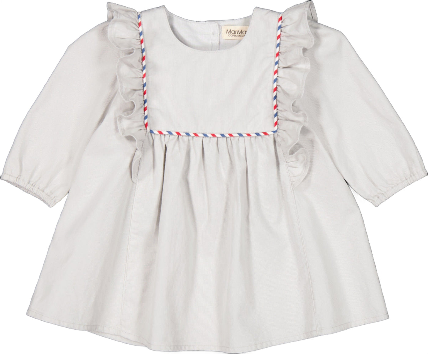 Dorvina Cotton Texture Dress | Pearl Gray