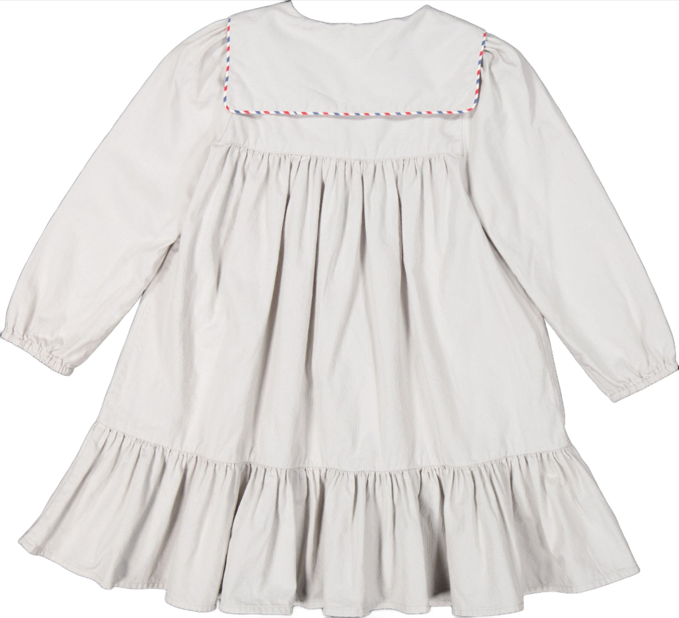 Dopha Cotton Texture Dress | Pearl Gray