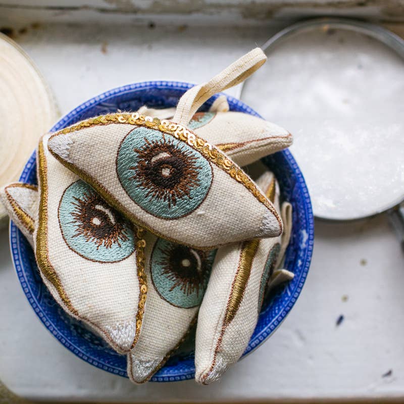 Evil Eye Lavender Filled Ornament