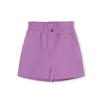 Twill Violet Shorts