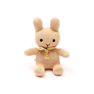 Handcrafted Cotton Knitted Beige Bunny