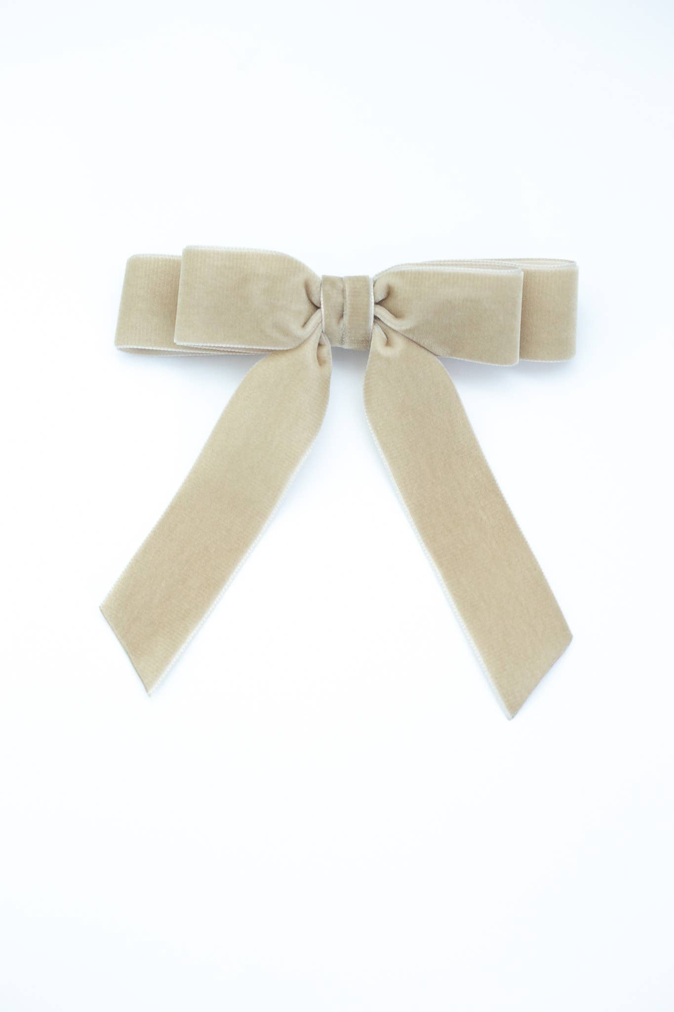 Velvet Hair Barrette | Judy Bow - Short Length