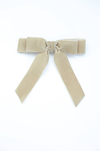 Velvet Hair Barrette | Judy Bow - Short Length