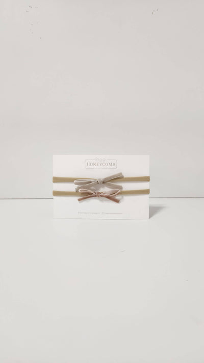 Petite Velvet Headband Set