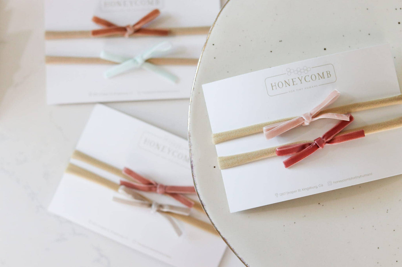 Petite Velvet Headband Set