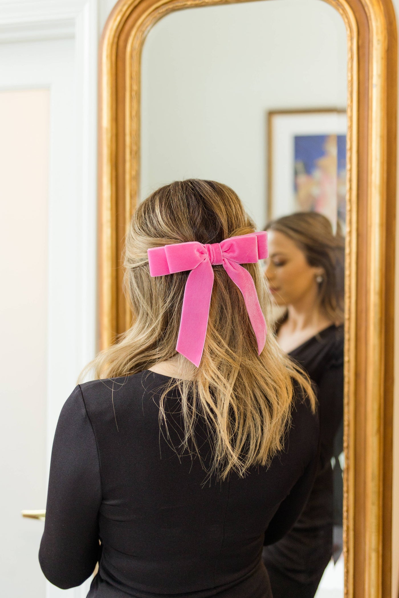 Velvet Hair Barrette | Judy Bow - Short Length