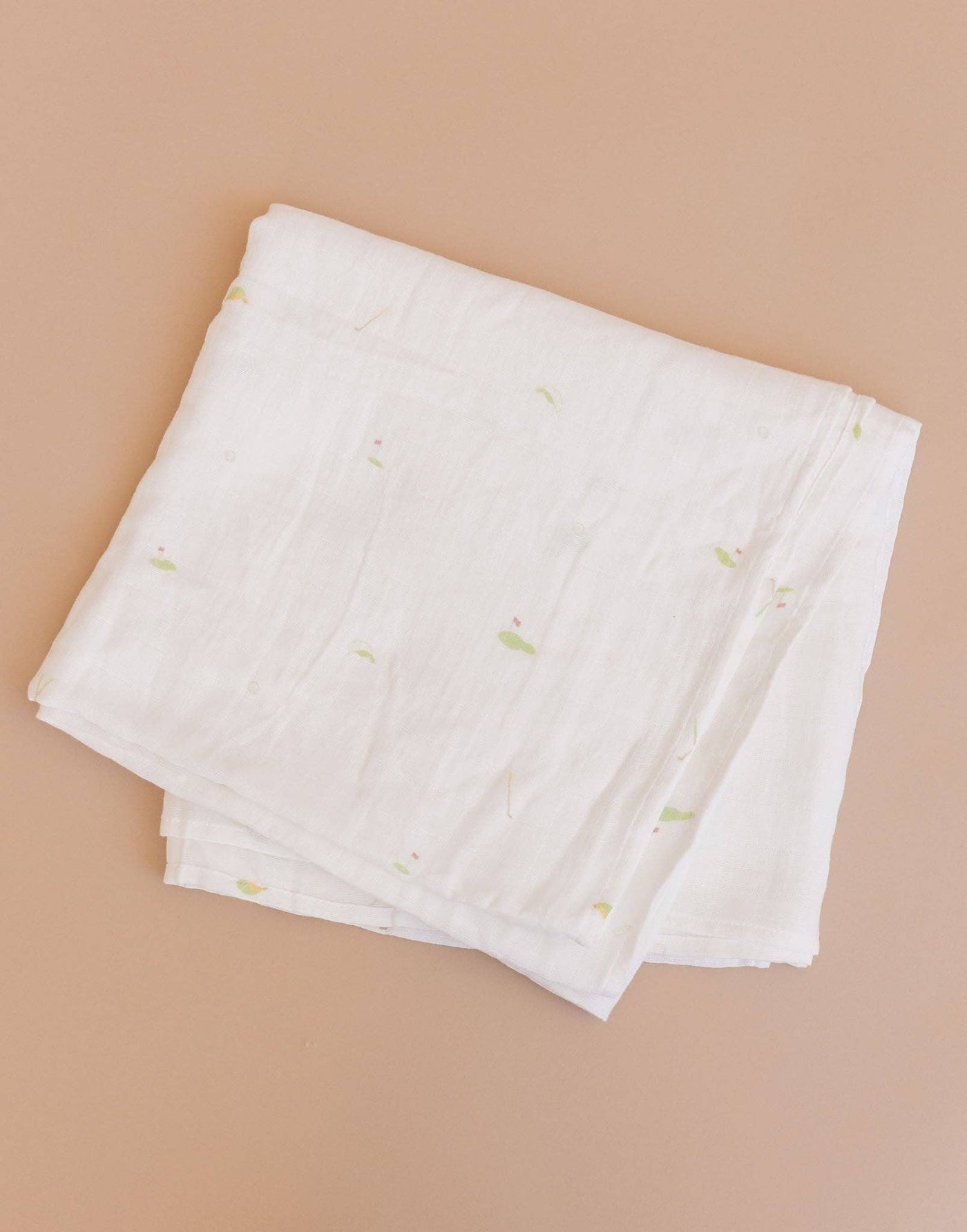 Golf Sport Organic Cotton Muslin Baby Swaddle Blanket