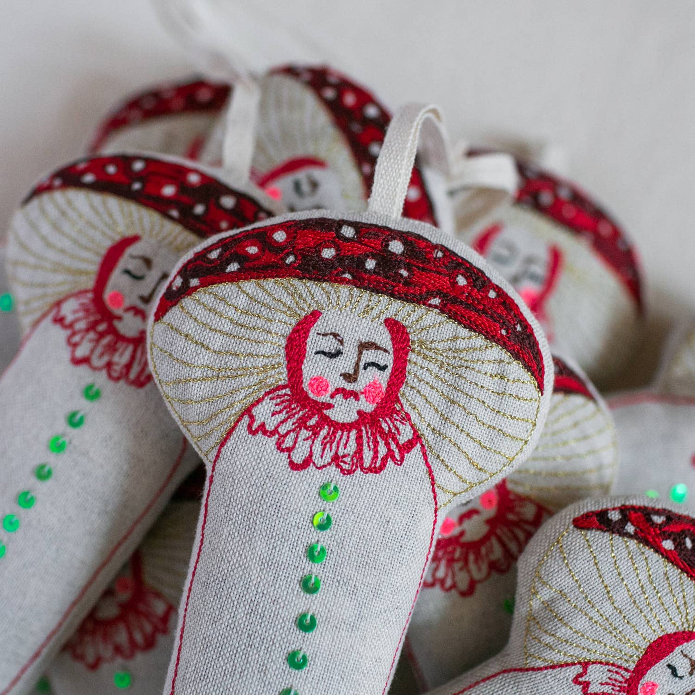 Baby Mushroom, Lavender Filled Ornament