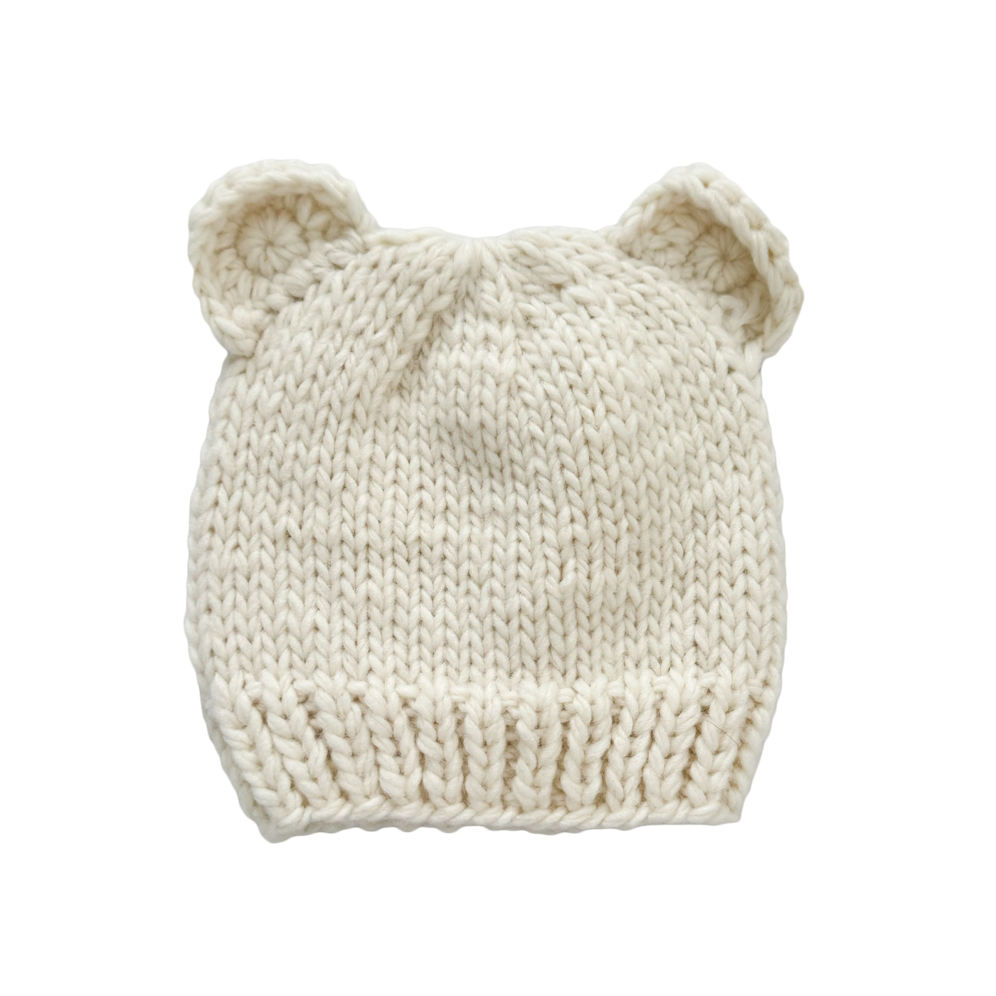 Bear Hat, Cream Baby Shower Kid Accessories Fall Winter Gift