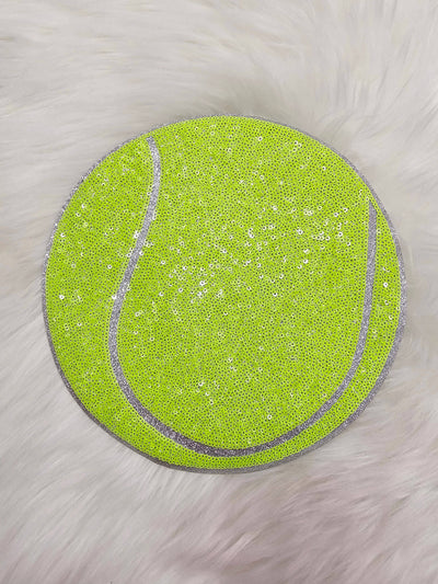 Large Sequin Tennis Ball Patch