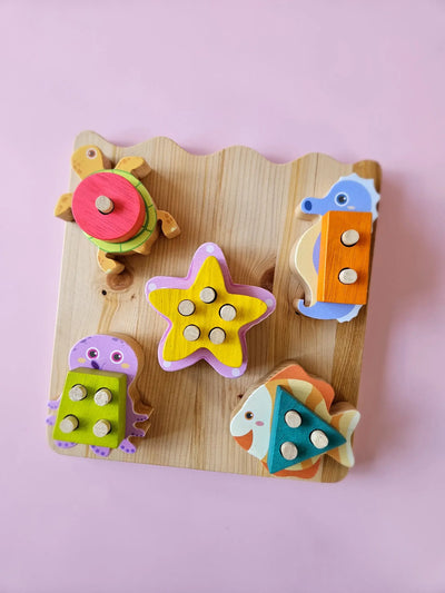Sea Animal Shape Puzzle