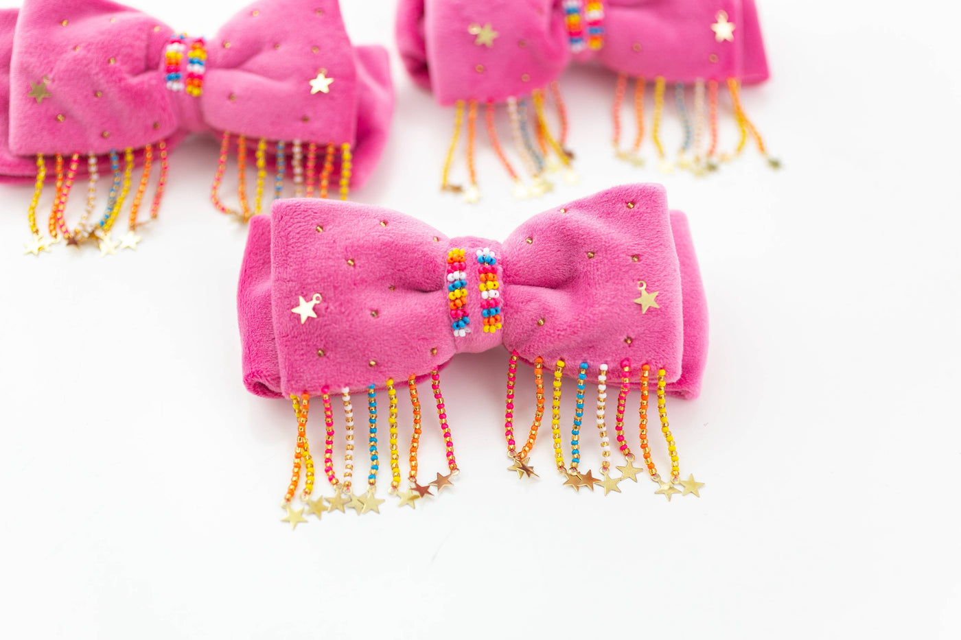 Velvet Hair Bow | Fringe Flare