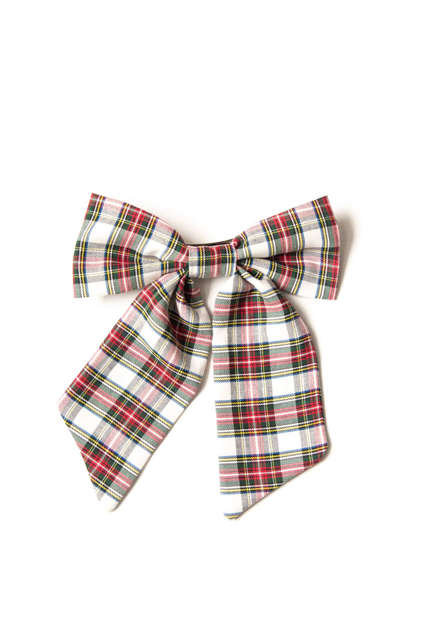 Tartan Christmas Plaid Hair Barrette | Lucy Bow