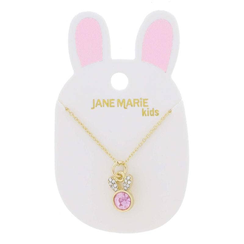 Crystal Bunny Necklace